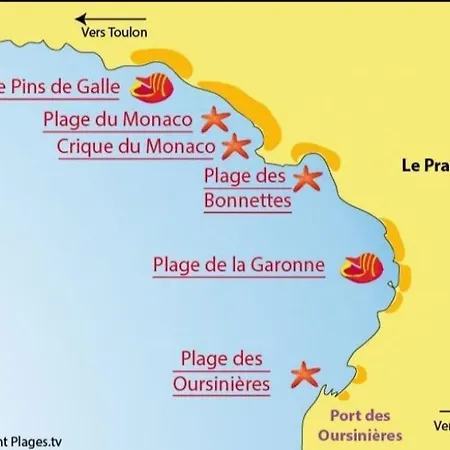 A 5 Min Des Plages, Parking Gratuit Le Pradet